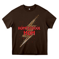 Homeschool Mom Lightning Bolt Heavy Core Tee | Teevron