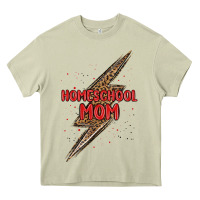 Mossy homeschool mom lightning bolt Heavy Core Tee - MaliasSmallBusiness