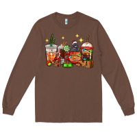Chestnut Christmas coffee cups with Labrador Long Sleeve Tee - RanaPortraitStore