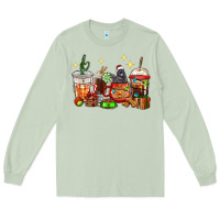 Matcha Christmas coffee cups with Labrador Long Sleeve Tee - RanaPortraitStore