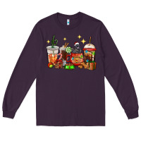 Plum Christmas coffee cups with Labrador Long Sleeve Tee - RanaPortraitStore