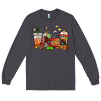Smoke Christmas coffee cups with Labrador Long Sleeve Tee - RanaPortraitStore
