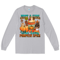 Moon Dust Just a girl who loves pumpkin spice Long Sleeve Tee - NancyCooperArtShop