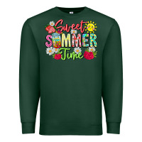 Sports Green Sweet Summer Time Premium Sweatshirt - CowhideDigitalArt