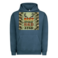 Pigment Midnight Navy best buckin' dad ever Urban Hoodie - Artiststas