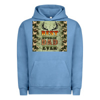 Pigment Pebble Blue best buckin' dad ever Urban Hoodie - Artiststas