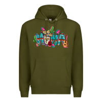Army Green Mexican mama Mother's Day Premium Hoodie - FaDigitalArtStudio