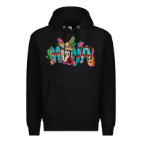 Black Mexican mama Mother's Day Premium Hoodie - FaDigitalArtStudio