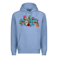 Colony Blue Mexican mama Mother's Day Premium Hoodie - FaDigitalArtStudio