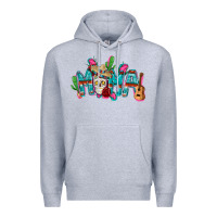 Heather Grey Mexican mama Mother's Day Premium Hoodie - FaDigitalArtStudio