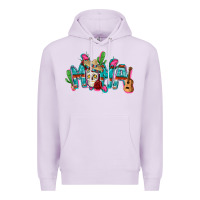 Lilac Mexican mama Mother's Day Premium Hoodie - FaDigitalArtStudio
