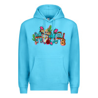 Ocean Blue Mexican mama Mother's Day Premium Hoodie - FaDigitalArtStudio