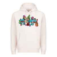 Pale Pink Mexican mama Mother's Day Premium Hoodie - FaDigitalArtStudio