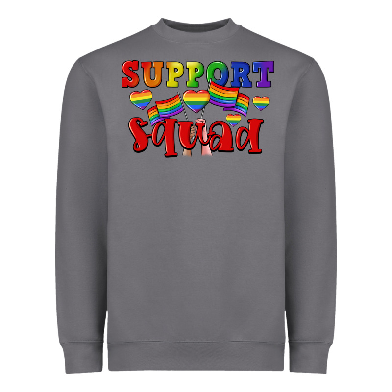 Support Squad Pride Heavyweight Sweatshirt by CowGirlArtShop | Teevron