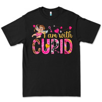 Black i am with cupid Premium Tee - NancyCooperArtShop