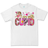 White i am with cupid Premium Tee - NancyCooperArtShop