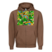 Chestnut St. Patrick's Day Zipper Hoodie - FaDigitalArtStudio