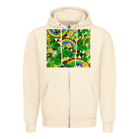 Sandshell St. Patrick's Day Zipper Hoodie - FaDigitalArtStudio
