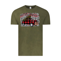 Merryy Christmas Truck Vintage Tee | Teevron