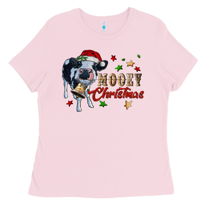 Mooey Christmas Ladies Tee by RanaPortraitStore | Teevron