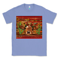 Colony Blue western christmas cow tumbler Classic Tee - Jasminsmagicworld