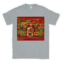 Heather Grey western christmas cow tumbler Classic Tee - Jasminsmagicworld