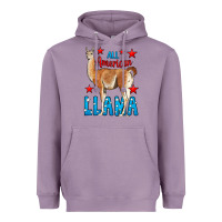 Lavender All American Lama Heavyweight Hoodie - LillyAllenDesigns