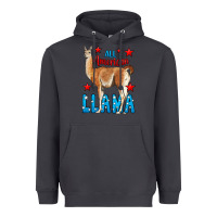 Smoke All American Lama Heavyweight Hoodie - LillyAllenDesigns