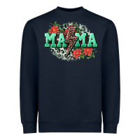 Navy Mama rock lightning bolt Mother's Day Heavyweight Sweatshirt - CowGirlArtShop