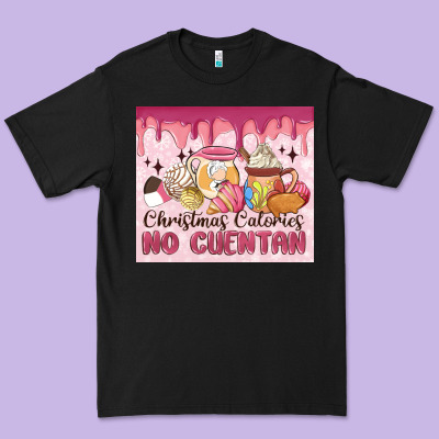 Christmas Calories No Cuentan Premium Tee Designed By Maliassmallbusiness