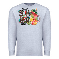 Heather Grey Sweet Summer Time Premium Sweatshirt - CowhideDigitalArt