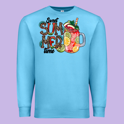 Sweet Summer Time Premium Sweatshirt Designed By Cowhidedigitalart