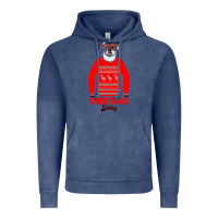 Vintage Denim Christmas Buldog Vintage Hoodie - Bettercallsaul