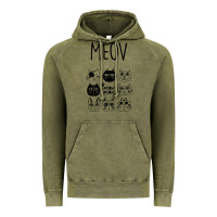 Vintage Olive Meow Vintage Hoodie - Bettercallsaul