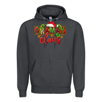 Smoke Christmas Grammy Claus Mother's Day Zipper Hoodie - FaDigitalArtStudio