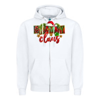 White Christmas Grammy Claus Mother's Day Zipper Hoodie - FaDigitalArtStudio