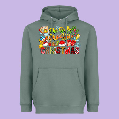 The Boy Who Stole Christmas Heavyweight Hoodie Designed By Cowhidedigitalart