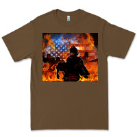 Cacao western firefighters Premium Tee - MaliasSmallBusiness