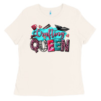 Bone crafting queen Ladies Tee - NancyCooperArtShop