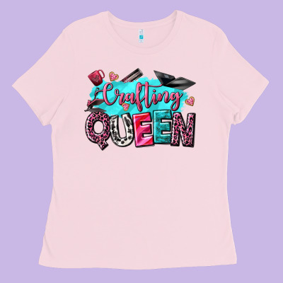 Crafting Queen Ladies Tee Designed By Nancycooperartshop