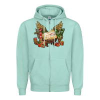 Seafoam joy christmas with baby jesus bbs Zipper Hoodie - BundleAndBundleShop