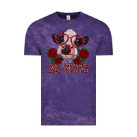 Cloud Purple be mine valentine's day calf Vintage Tee - RanaPortraitStore
