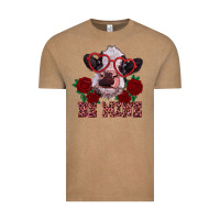 Vintage Coffee be mine valentine's day calf Vintage Tee - RanaPortraitStore