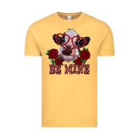 Vintage Mustard be mine valentine's day calf Vintage Tee - RanaPortraitStore