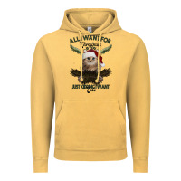 Vintage Mustard All I Want For Christmas Is You Just Kidding I Want Cats Vintage Hoodie - Bettercallsaul