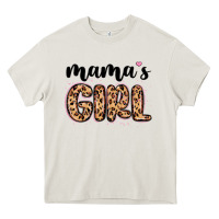 Cream mama s girl malias Heavy Core Tee - MaliasSmallBusiness