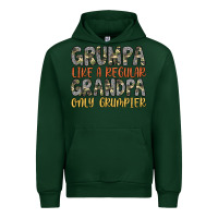 Forest Green grumpa like a regular grandpa only grumpier Urban Hoodie - Artiststas