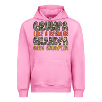 Fuchsia Pink grumpa like a regular grandpa only grumpier Urban Hoodie - Artiststas
