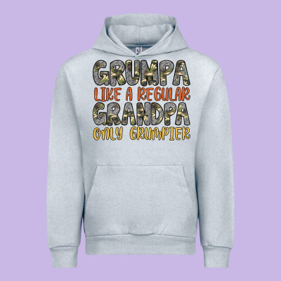 Grumpa Like A Regular Grandpa Only Grumpier Urban Hoodie Designed By Artiststas