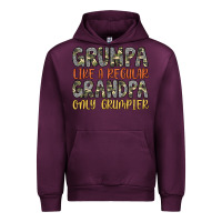 Mauve Wine grumpa like a regular grandpa only grumpier Urban Hoodie - Artiststas